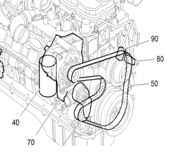 Vögele engine oil pressure switch 2431593