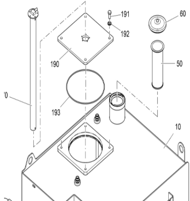 Vögele diesel tank filter 2093083