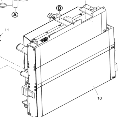 Vögele radiator 2458362