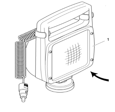 Paver working headlight 2094282