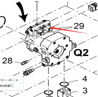 Paver pump solenoid valve coil 9627861003