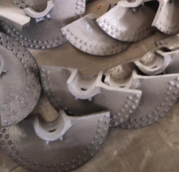 Ceramic composite auger blades