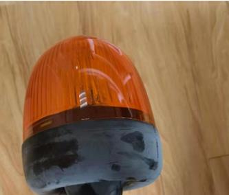 Wittgen 24V DC Yellow Rotating Warning Light 68407