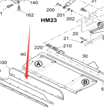 Vögele rubber stopper plate 2212906