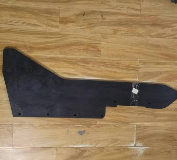 Rubber stopper plates on both sides of Vögele 2213