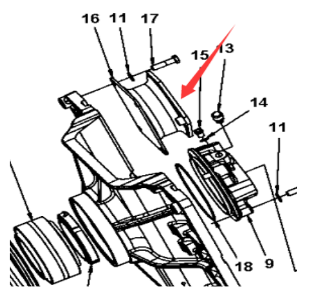 Danapak roller shock absorber block part number 39