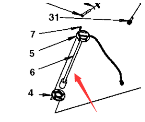 Danapak road roller accessories diesel fuel sensor