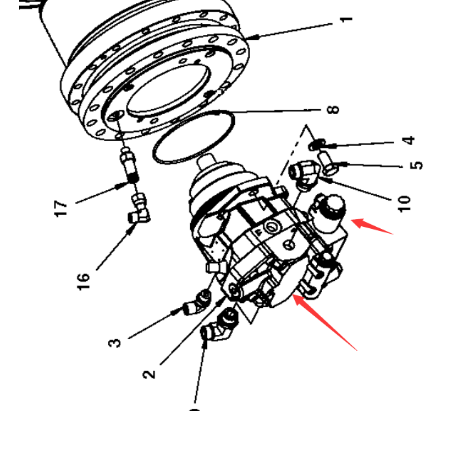 Danapak walking motor part number 4812266898