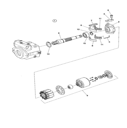 Danapak fan hydraulic pump part number 4812155786