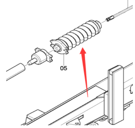 Danapak SD2530CS Track Tensioning Spring Part Numb
