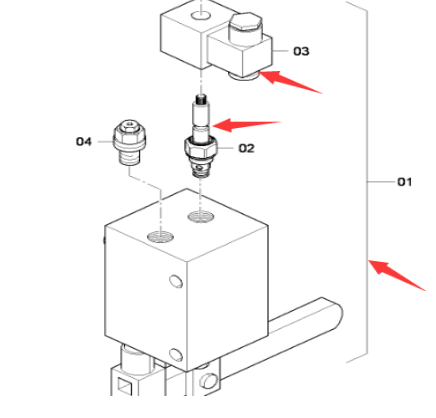 Danapak brake solenoid valve coil part number 4812