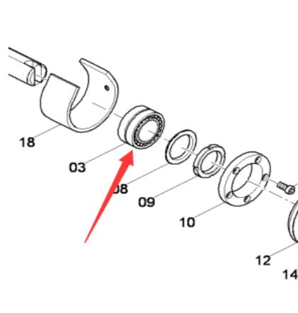 Danapak hanger bearing part number D935225782