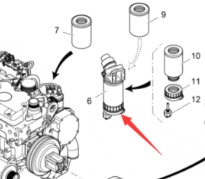 Oil water separator assembly 2050082