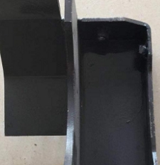 Scraper large chain end left guard 2367481