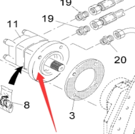 Feeding motor 9609561000