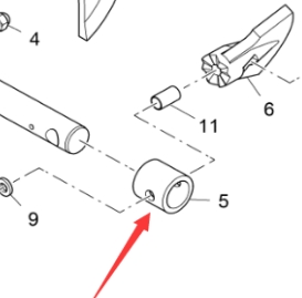 Shaft head protective sleeve 461730538