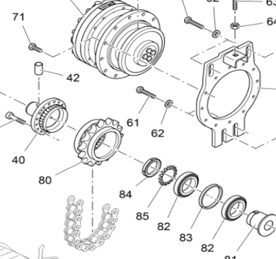 Flange shaft connecting bolt 9508310912