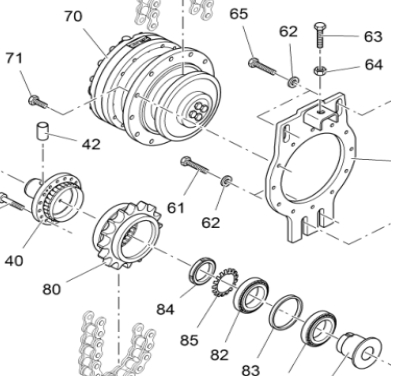 Spiral motor reducer 2197822