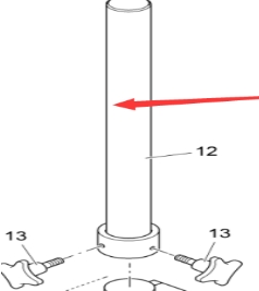 Find the leveling instrument vertical pole 2061499
