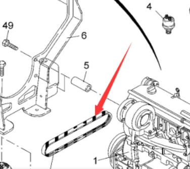 Fan belt 4612130029