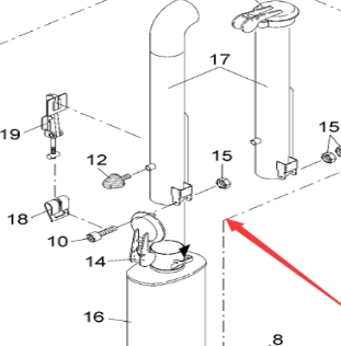 Silencer assembly 4601402196