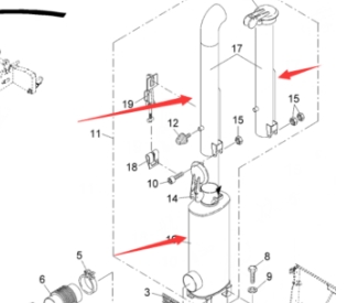 Silencer assembly 2001614