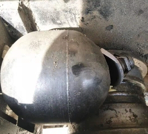 Track tensioning cylinder accumulator 58834466