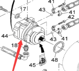 Walking motor 9629561000