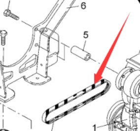 Rear ceiling gas spring 4606042126