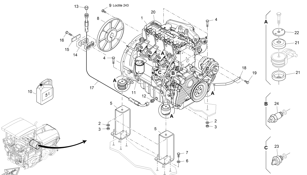 OIL PRESSURE SWITCH	2062596
