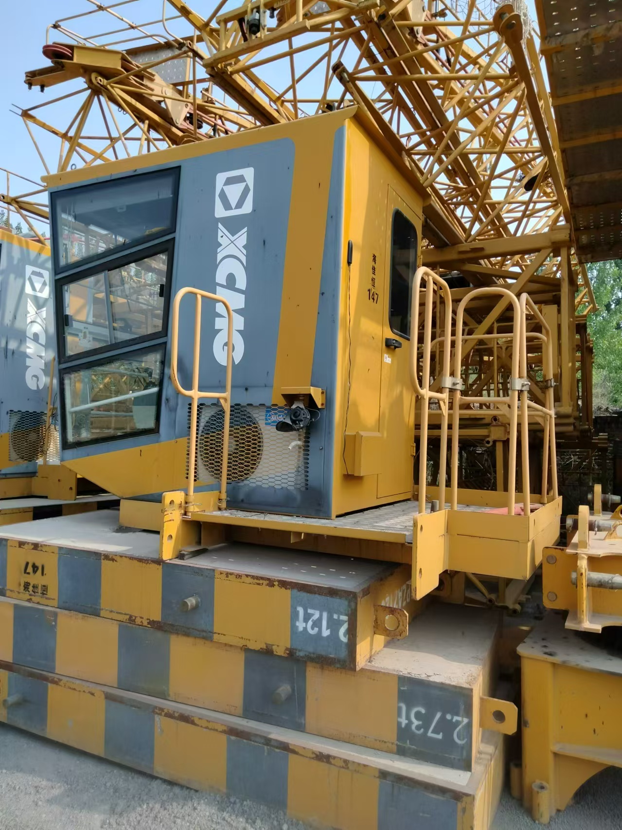 Second hand XGA6012-6S tower crane