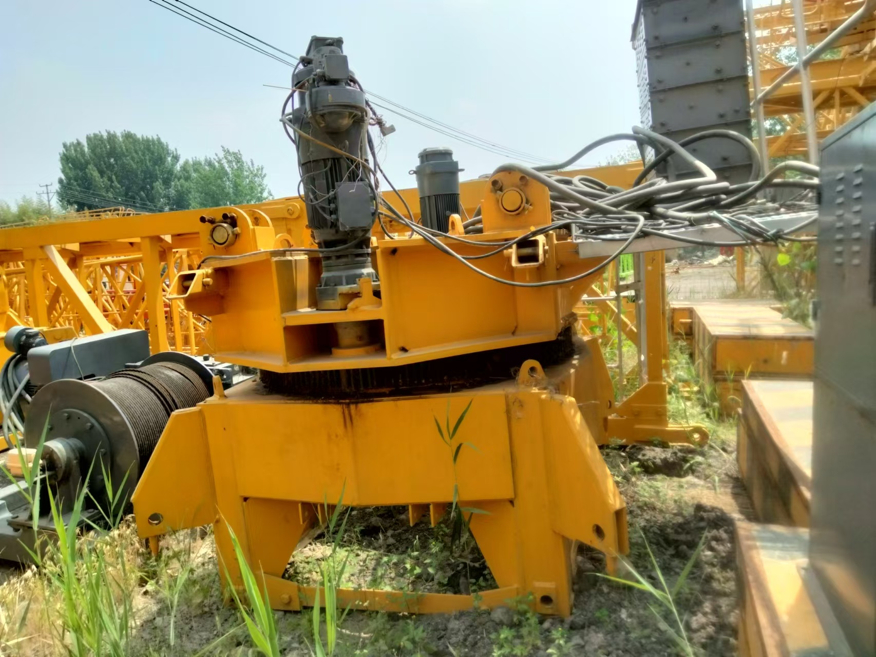 Second hand XCMG QTZ160 tower crane
