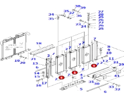 Komatsu PC2000-8 radiator RADATOR21T-03-31711